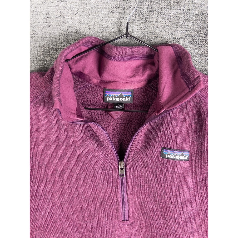 Patagonia Better Sweater Womens XS Purple Q Zip Pullover Outdoor Gorpcore
